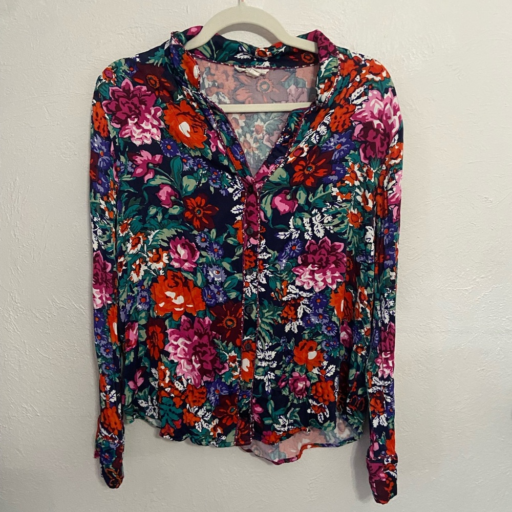 Anthropologie Floral Top - Picture 3 of 7